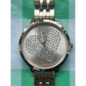 Peck & Peck Rose Gold Tone Heart Dial Women’s Quartz Watch